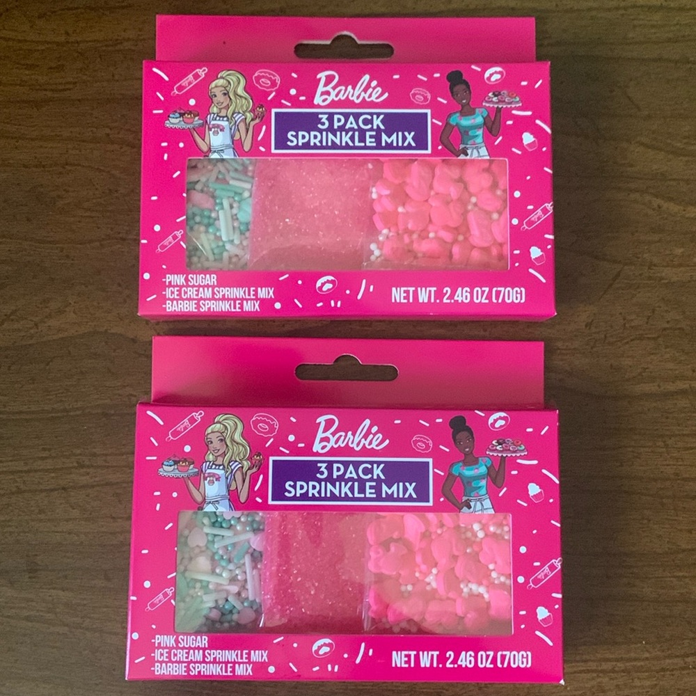 *Clearance-Final* NWOT Barbie 3 Pack Sprinkle Mix Set